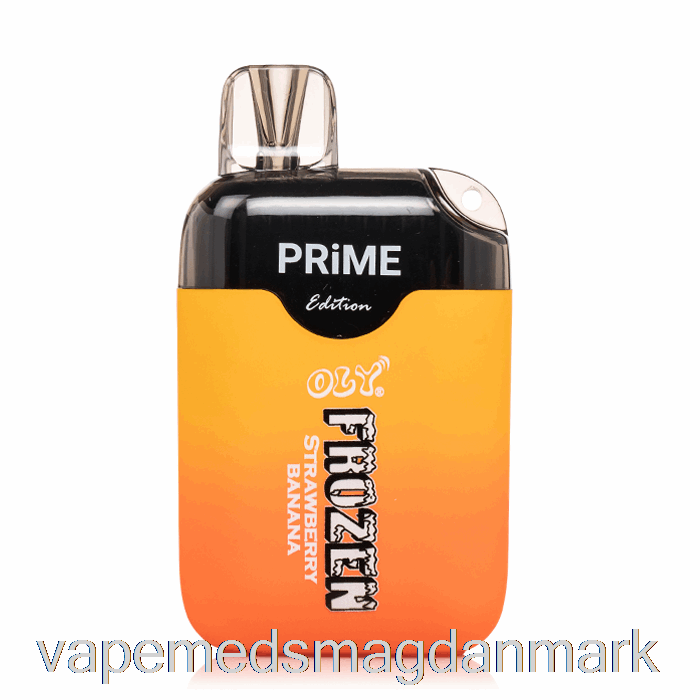 Vape Uden Nikotin Oly Frozen Prime 6500 Engangs Jordbærbanan